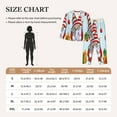thumbnail image 5 of Uemuo Funny Christmas Gnome Pattern Womens Pajama Sets,PJ Set for Women,Pajamas for Women Logo,Long Sleeve Pajama Set for Women,Soft Long Sleeve Top With Pants-X-Large, 5 of 9