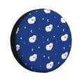 thumbnail image 1 of Bingfone Moon Lamb pour Pneu de Rechange, Protecteurs de Roues Universels Résistants aux Intempéries pour Véhicule Récréatif, Remorque de Voyage, SUV, Camion-15 Pouces, 1 of 6