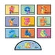 thumbnail image 3 of Pegatinas de suelo para el juego de rayuela, calcomanías de pared de dibujos animados con diseño de celosía para niños EstiloC, 3 of 9