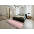 thumbnail image 5 of Ahgly Company Machine Washable Indoor Rectangle Transitional Light Rose Pink Area Rugs, 8' x 10', 5 of 7