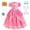 Dress & 4 Accessories, variant on Aximioll Little Girls Fairy Tale Princess Dress, Halloween Party Elegant Princess Dress up Clothes, Toddler Princess Cosplay Outfits for Girls Age 2 - 12 Years, Pink/110