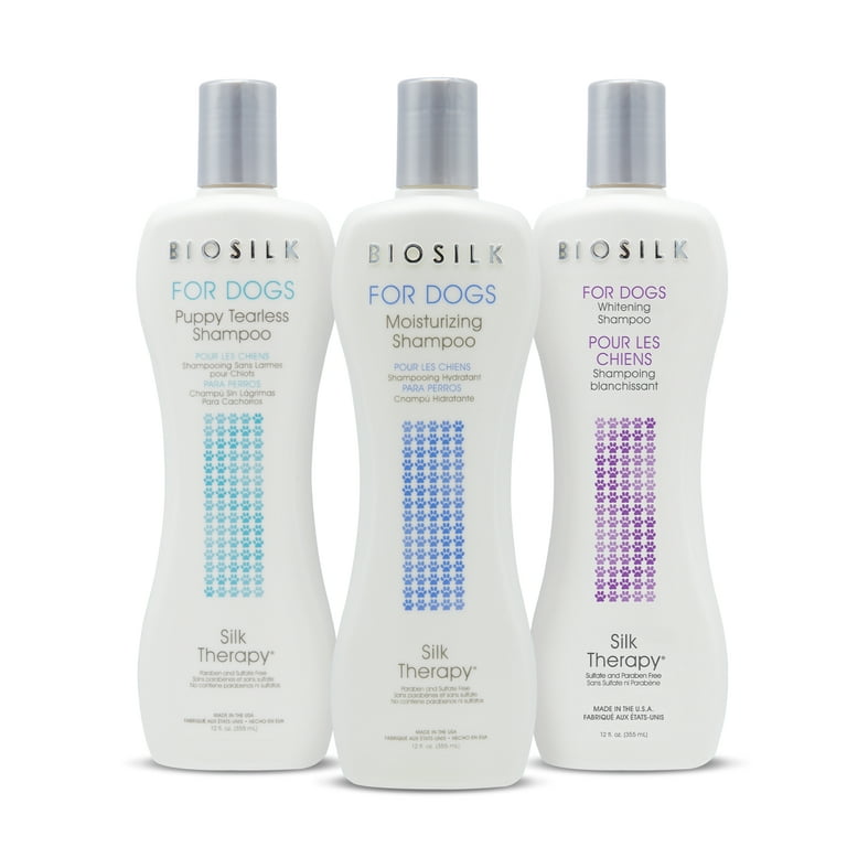 BioSilk Therapy for Dogs Puppy Tearless Shampoo 12 Ounces Walmart