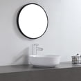 thumbnail image 3 of Ceramic Basin Above Counter Basin Bowl Shape White, 3 of 6