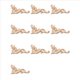 thumbnail image 1 of 10X Calcomanía de Madera Tallada Esquina Apliques Onlay Puerta Decoración de Pared 12X6Cm Sin Pintar, 1 of 2