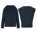 thumbnail image 6 of Frostluinai Two Piece Sets for Women Oversized Sweatsuits Long Sleeve Loose Hoodies Sleeveless Tanks Crop Tops Fall Solid Sets with Pocket, 6 of 7