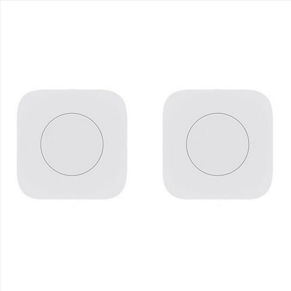 2X Tuya Zigbee Mini Interruptor InaláMbrico BotóN de una Tecla Control de Escena Control Remoto Inteligente AutomatizacióN del Hogar