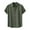 Army Green, variant on BADHUB Men's Button Down Shirt Casual Short Sleeve Lightweight Shirt Solid Cotton Dress Shirt Summer Cuban Wedding Tops Holiday Deals