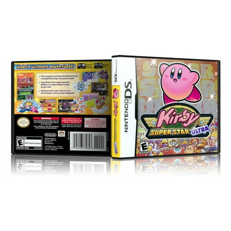 Kirby Super Star Ultra - Custom Replacement Nintendo DS Cover W/ EU STYLE Case