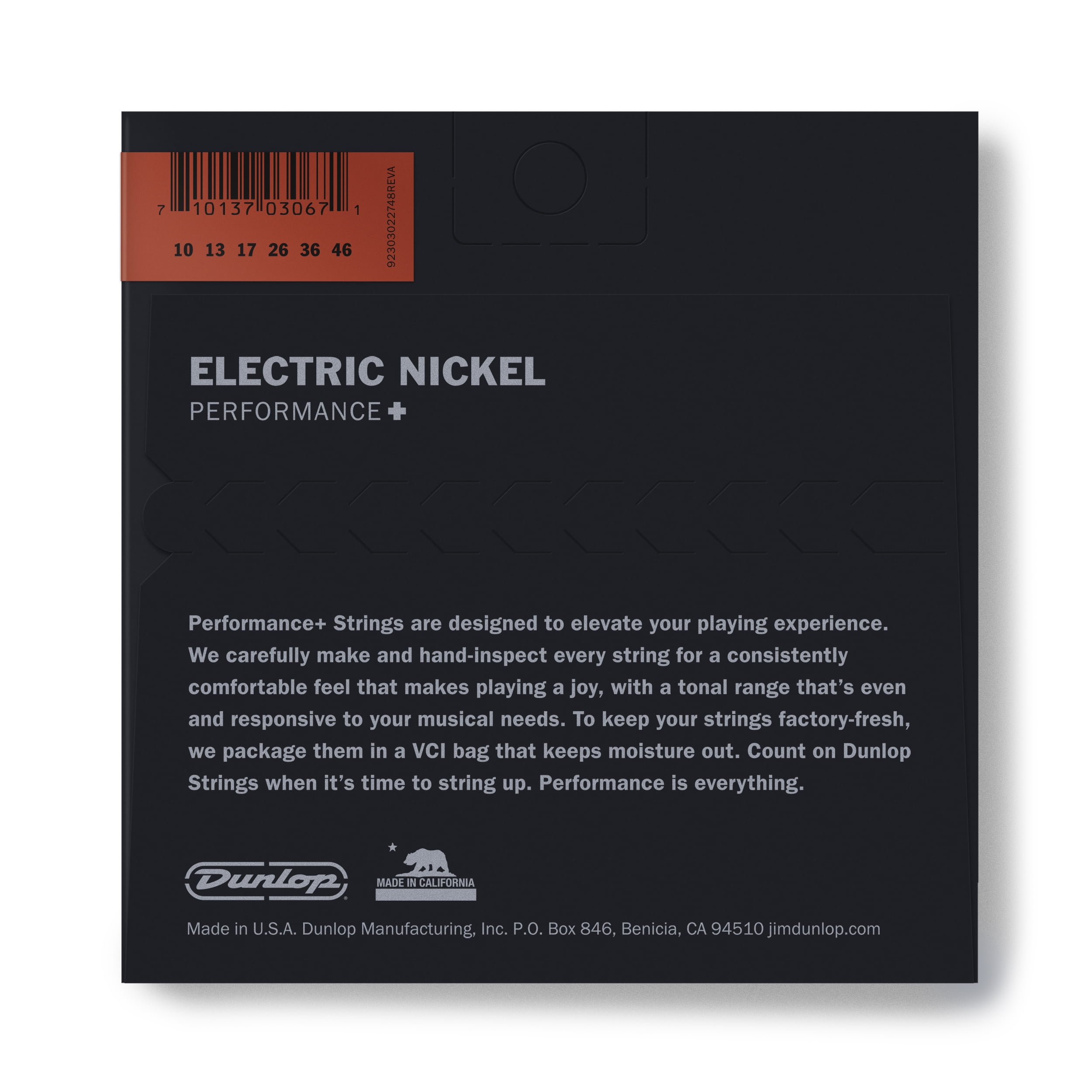 Dunlop Guitar Strings  5-Packs  Electric   Nickel Wound  10-46