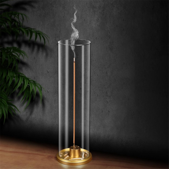 Insence-Stick Holder Burner for Sticks with Removable Ash Catcher