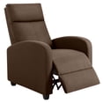 thumbnail image 3 of Vineego Massage Sofa Chair,Adjustable Fabric Recliner Home Theater Seating with Padded Backrest and Thick Seat Cushion ,Brown, 3 of 8