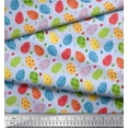 thumbnail image 3 of Soimoi Polyester Crepe Fabric Egg Easter Print Sewing Fabric Yard 42 Inch Wide, 3 of 3