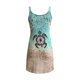 thumbnail image 5 of Vestido de playa para mujer Tirantes sin mangas casuales sueltos con estampado de verano Pompotops  qyievc1289, 5 of 6