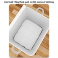 thumbnail image 3 of Holloyiver Storage Bins with Lids, Non-woven Zipper Storage Bag Moving Quilt Storage Basket, Travel Large-capacity Clothing Storage Bag for Pillows Blankets Storage, 13.8x9.8x7.9In, 3 of 4
