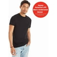 thumbnail image 2 of Hanes Men's Cotton, Moisture-Wicking Crew Tee Undershirts, 7 Pack, Size-XL, 2 of 6