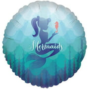 Mermaids Under The Sea Party Supplies - Foil Balloon
