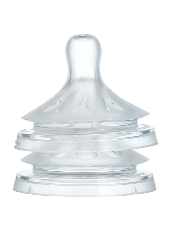 Philips Avent Natural Response Silicone Nipple Med Flow 4, 3M+, 2 Pack, SCY964/02