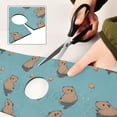 thumbnail image 6 of Yayeee Faucet Mat for Kitchen Sink 14.7" Diatomite Long Splash Guard Pad, Cartoon Capybaras, 2 Pack, 6 of 7