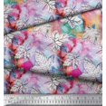 thumbnail image 2 of Soimoi Cotton Duck Fabric Texture & Maple Leaves Fabric Prints By Yard 42 Inch Wide, 2 of 4