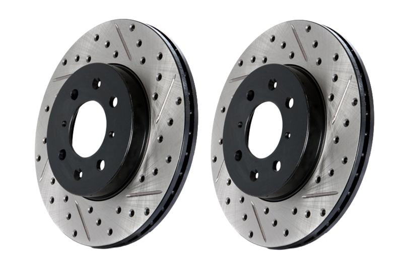STOPTECH DRILLED & SLOTTED BRAKE ROTORS FRONT