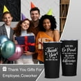 thumbnail image 3 of Employee Appreciation Gifts 20oz Tumbler, Thank You Gifts for Men, Appreciation Gift for Coworker, Gift for Male Employees, Thank You tumbler for Volunteer Teacher Nurse, 3 of 4