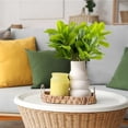 thumbnail image 3 of 4 Pcs Magnolia Artificial Leaves Branches 30 Inch 3D Real Touch Magnolia Pick Faux Magnolia Stems Fake Magnolia Leaves Twigs for Indoor Outdoor Vase Filling Home Wedding Floral Arrangement Decoration, 3 of 6