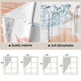 thumbnail image 3 of Orange Red Blue Coastal Nautical Kitchen Window Curtains, Swag Curtains Valance for Bedroom Living Room Bathroom, Beach Sea Turtle Ocean Coral Starfish Rod Pocket Window Block Drapes 2 Panels 36"x63", 3 of 9