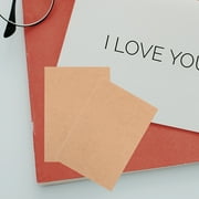 HONMEET Gift Giving Blank White Cards 80Set Rectangular Paper for Children English Learners
