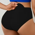 thumbnail image 3 of Butt Pads! Audhol Women's Solid Color Detachable Hip Pad Peach Hip Shaping Underwear Pants Butt Lifter Black 2XL, 3 of 6