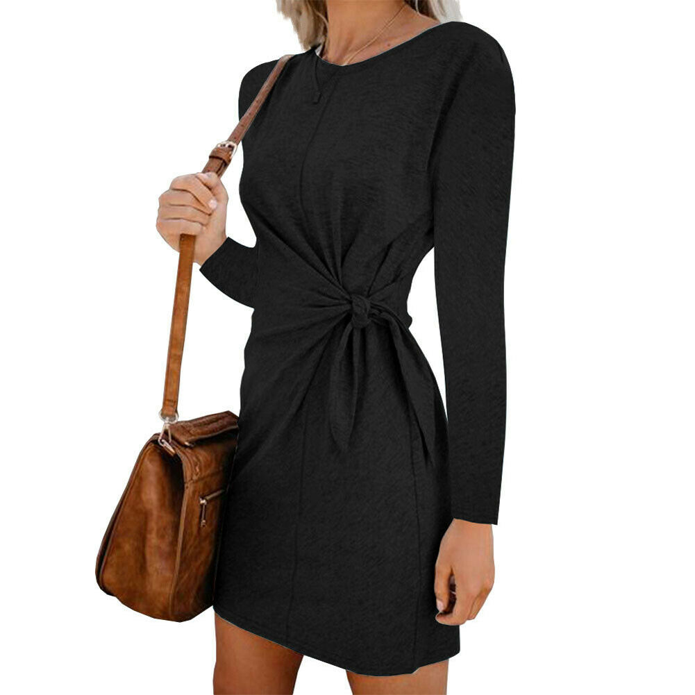 long sleeve warm dress