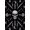 Black Purple Silver, Pattern 1, variant on ODIKA Ghost Grunge Horror Phantom Skeleton Halloween Throw Gothic Stain Resistant Thin for Entryway, Kitchen, Laundry Room