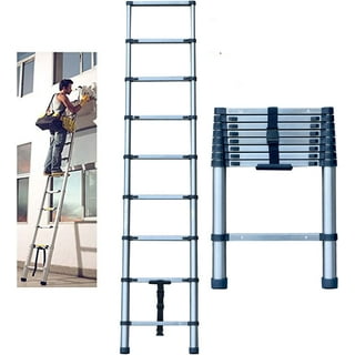 Telescoping on sale ladder walmart