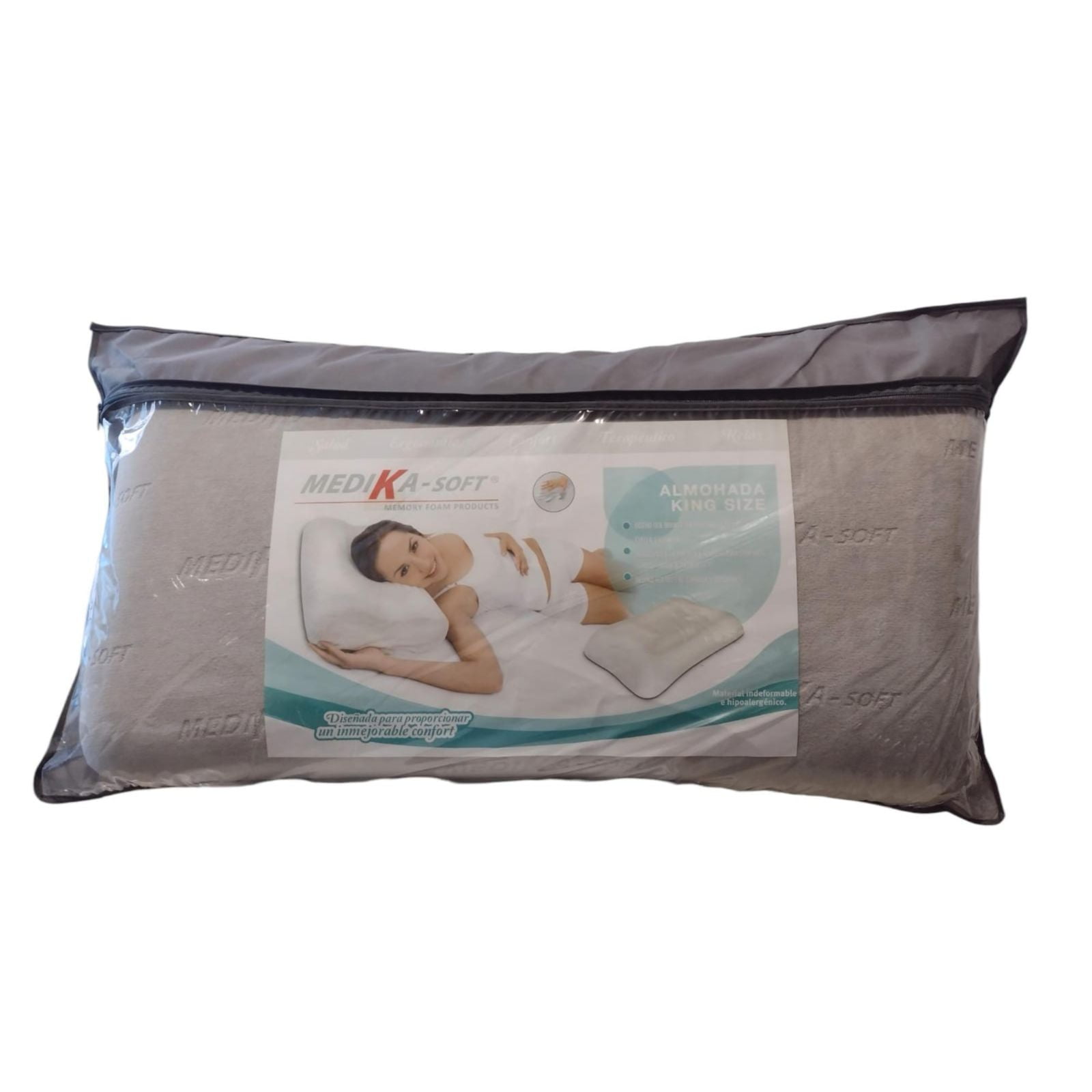 Almohada King Size Memory Foam Ortopedica Medika Soft MF AK01 Walmart en linea