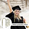 thumbnail image 3 of Joernso 2024 Graduation Ribbon with Glitter Pins Double Braided Necklace Ribbon Leis for Him Her Grad Gifts DIY Letter Graduation Accessories in Various Colors, 3 of 8