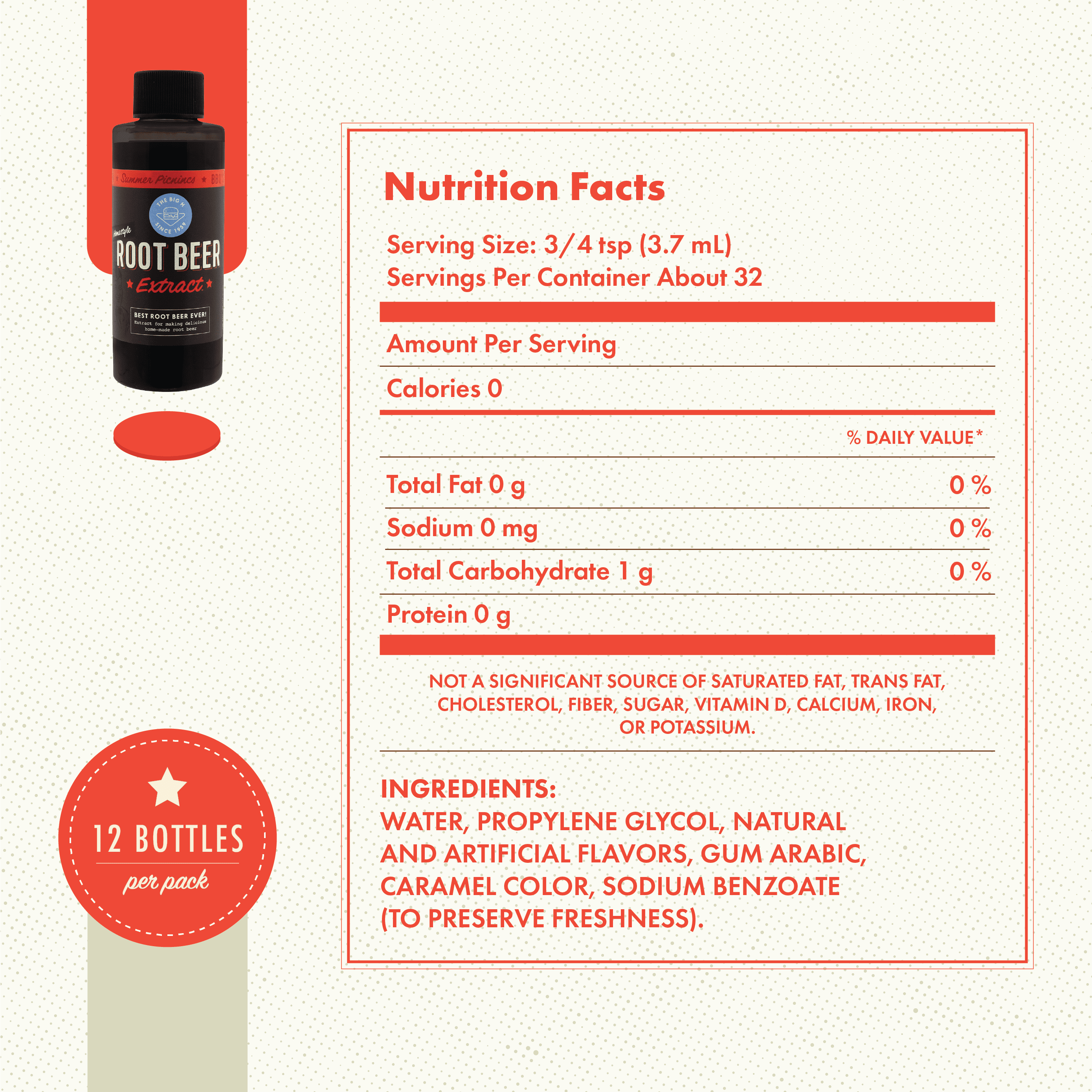 Hires Big H Root Beer Extract, Root Beer Soda and Dessert