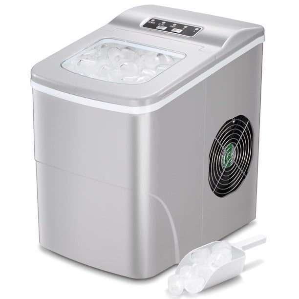 AGLUCKY Countertop Ice Maker Machine, Portable Ice Makers Countertop