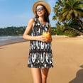 thumbnail image 3 of Disketp Laying Hens And Roosters para Vestido sin Mangas para Mujeres, Vestidos de Verano para Mujeres, Casual y Holgado para la Playa, 3 of 7