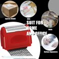 thumbnail image 3 of SHBOTO 2 Pack Identity Protection Roller Stamps Identity Theft Stamp Confidential Roller Stamp Privacy Stamp Information Blocker Stamp and 4 Pack Refill Ink for ID Account Data Address Security (Red), 3 of 7