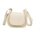 thumbnail image 3 of Bolso de hombro de cuero Casual elegante portátil pequeño bolso bandolera para mujer Blanco Yuyangstore Bolso bandolera, 3 of 8