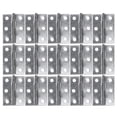 thumbnail image 1 of 32pcs 2.5 Inch Door Hinge Stainless Steel Flap Hinge Counter Back Flap Backflap Hinge Drawer Butt Hinge (Silver), 1 of 8