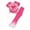 Pink, variant on Little Girls Summer Clothes Sets Flare Pants Outfit Fashion Short Sleeve Top And Bottom Trousers Set Size 7-8T