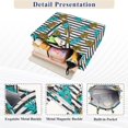 thumbnail image 3 of FORMRS Womens Corduroy Tote Bag Crossbody Shoulder Purse Handbag with Detachable Strap, Pineapple Stripes Pattern, 3 of 7