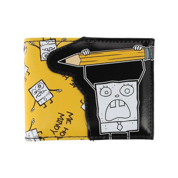 CTM Kid's Spongebob Doodle Bob Bi-Fold Wallet