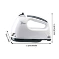 thumbnail image 2 of Electric Hand Mixer, 7-Speed Lightweight Handheld Mixer with Beaters & Dough Hooks for Baking & Cooking, 2 of 6