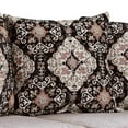 thumbnail image 4 of Furniture of America Nantz Traditional Chenille 2-Piece Sofa Set in Light Brown, 4 of 6
