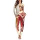 thumbnail image 1 of Conjunto de pijama informal para mujer, ropa de dormir de manga larga, traje elegante para el hogar, regalo de Navidad, 1 of 4
