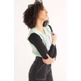 thumbnail image 3 of Ragstock Mint Green Argyle Shrunken Sweater Vest, 3 of 4