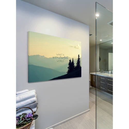 Marmont Hill "What a Wonderful World" by Robert Dickinson Painting Print on Canvas