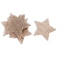 thumbnail image 3 of 10pcs Forma de Estrellas de Arpillera Arte de Bricolaje 7.5cm Accesorio de 2 Colores yotijar Burlap Star Pieces, 3 of 7