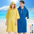 thumbnail image 3 of Capa con capucha de fibra engrosada, toalla de baño, capa para nadar, hacer surf en la playa, bata de baño para hombres y mujeres, 3 of 5